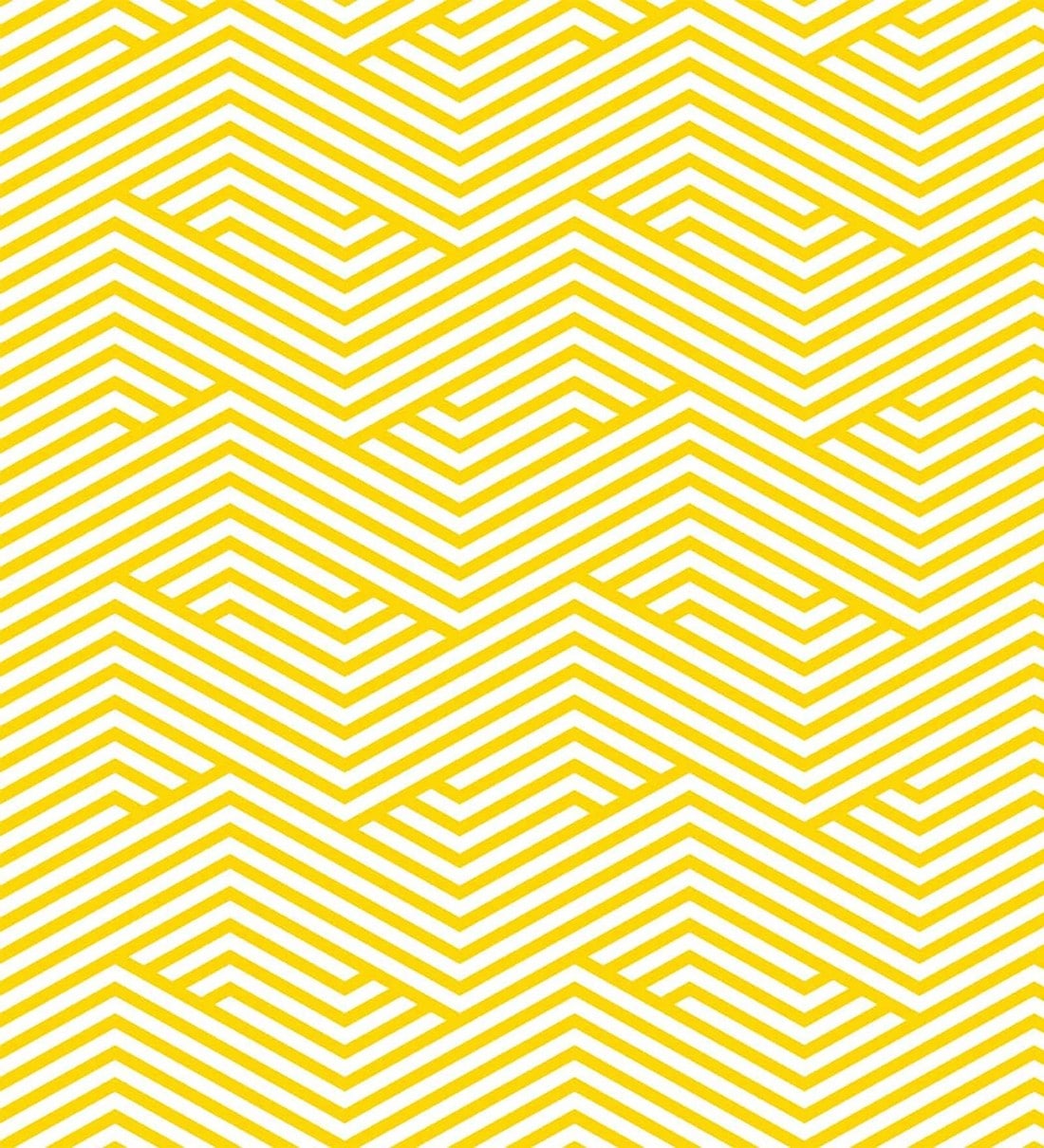 Buy Yellow Printed Peel & Stick Self Adhesive Waterproof Wallpaper by