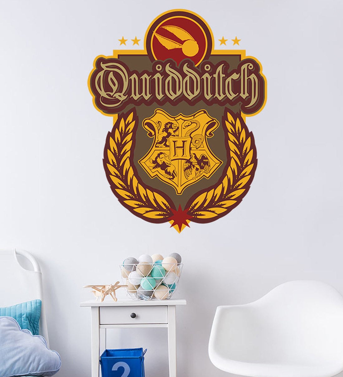 Buy Yellow Vinyl Warner Bros Harry Potter Quidditch Matte Finish Wall 