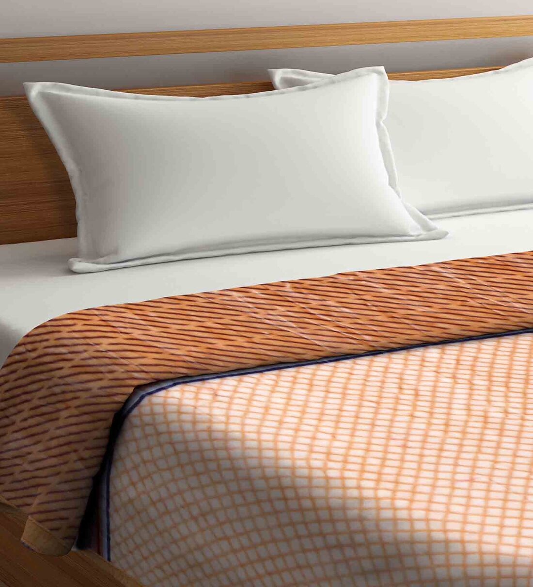 Buy Yellow Wool Striped 850 GSM Double Bed Blanket by Klotthe Online Double Bed Blankets