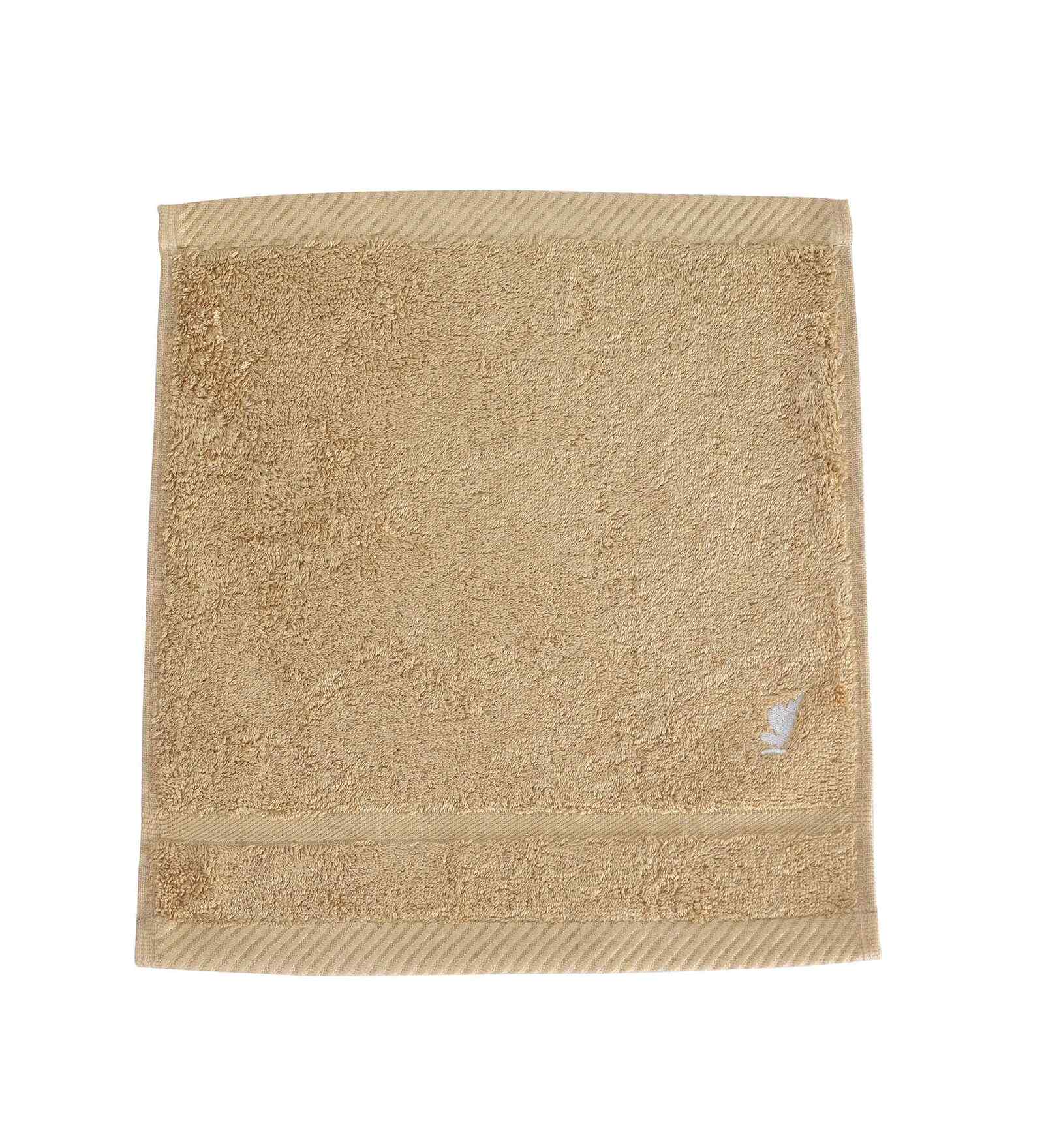 Yellow Bamboo Cotton Solid 650 GSM Face Towel Set (4Pc)