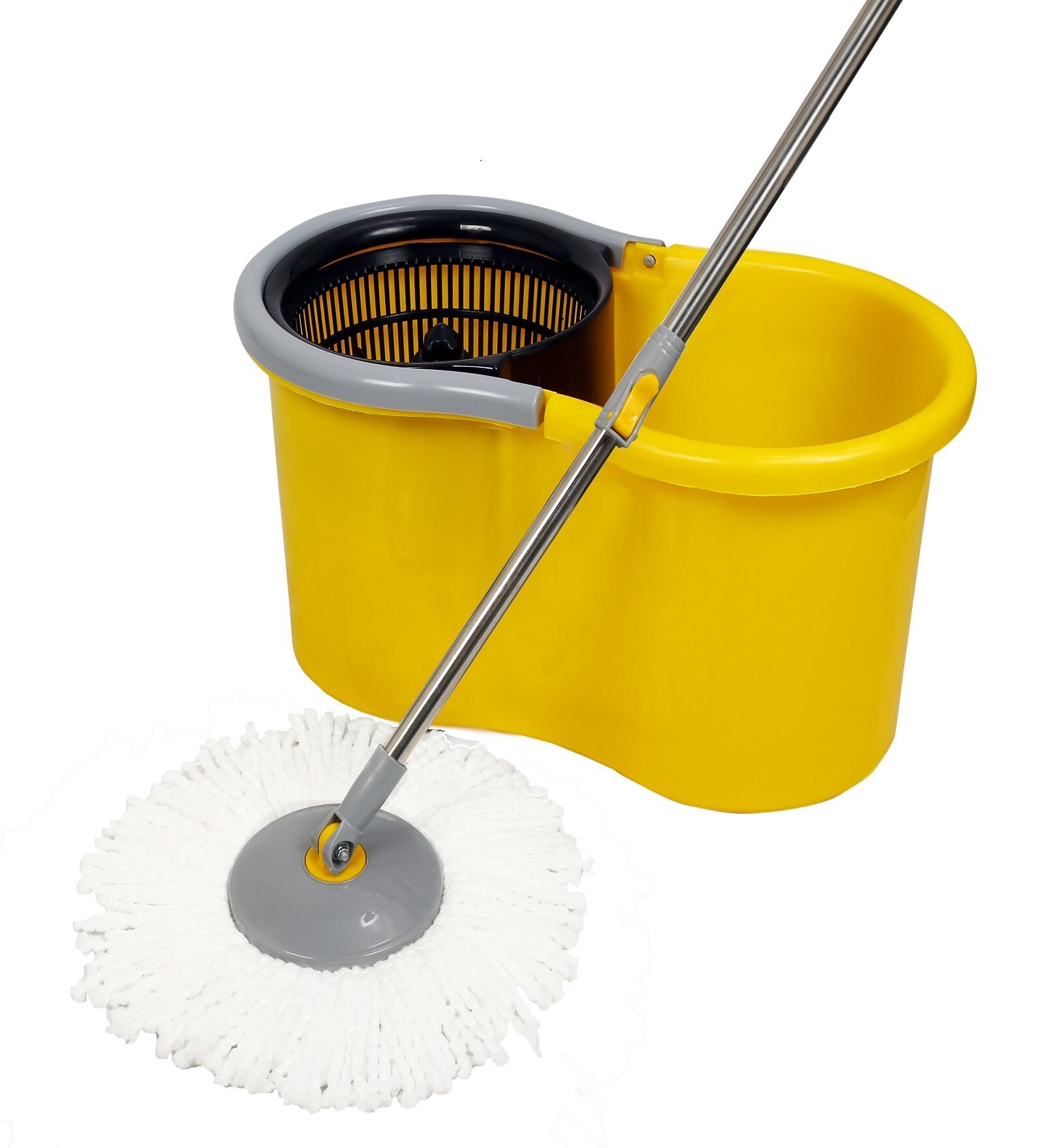 Yellow Elegant 360 Bucket Spin Mop Set
