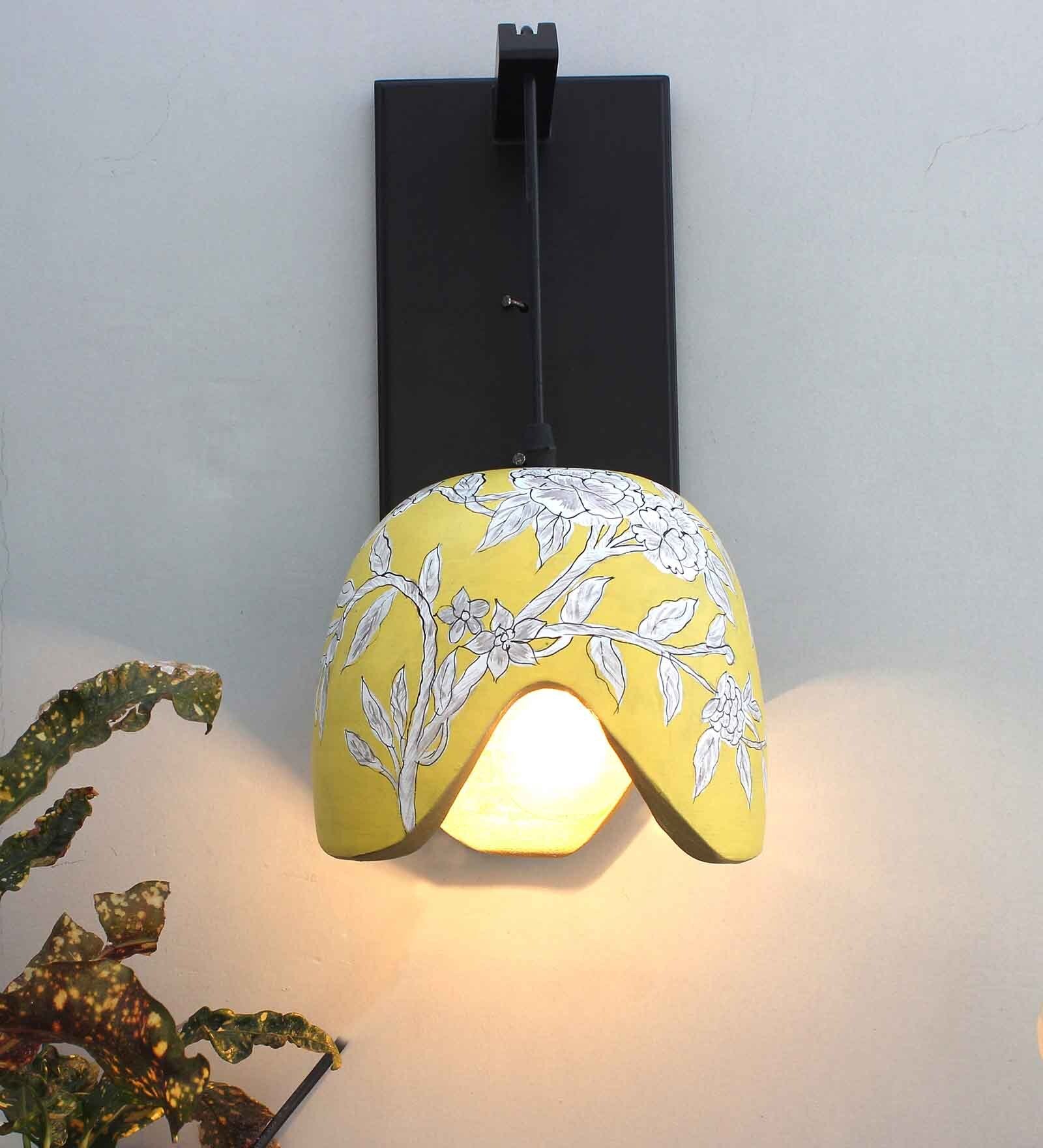 Nigella Brown MDF Wall Sconces