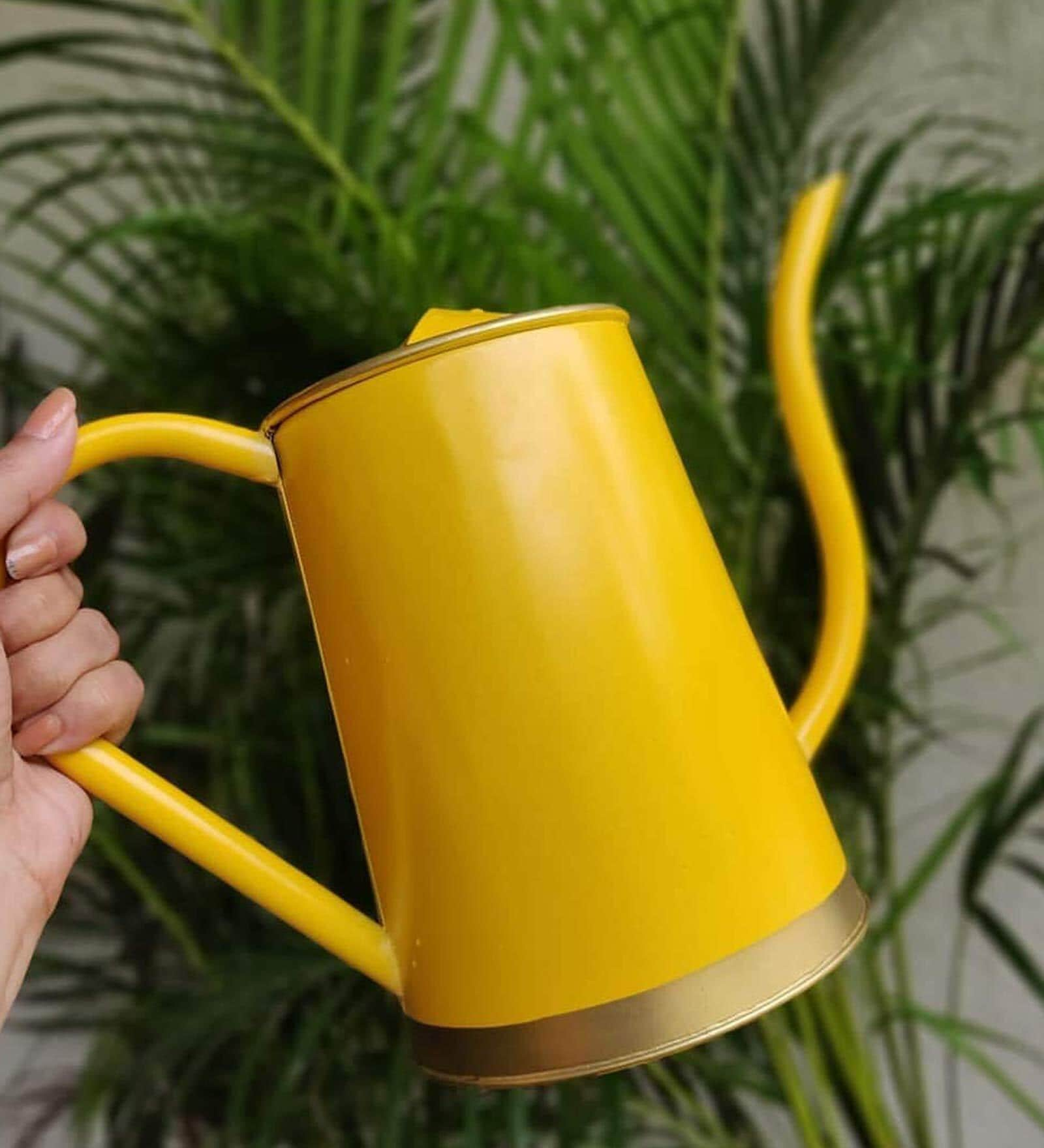 Buy Yellow Metal 1.2 Ltr Watering Can For Planters at 30% OFF by ...