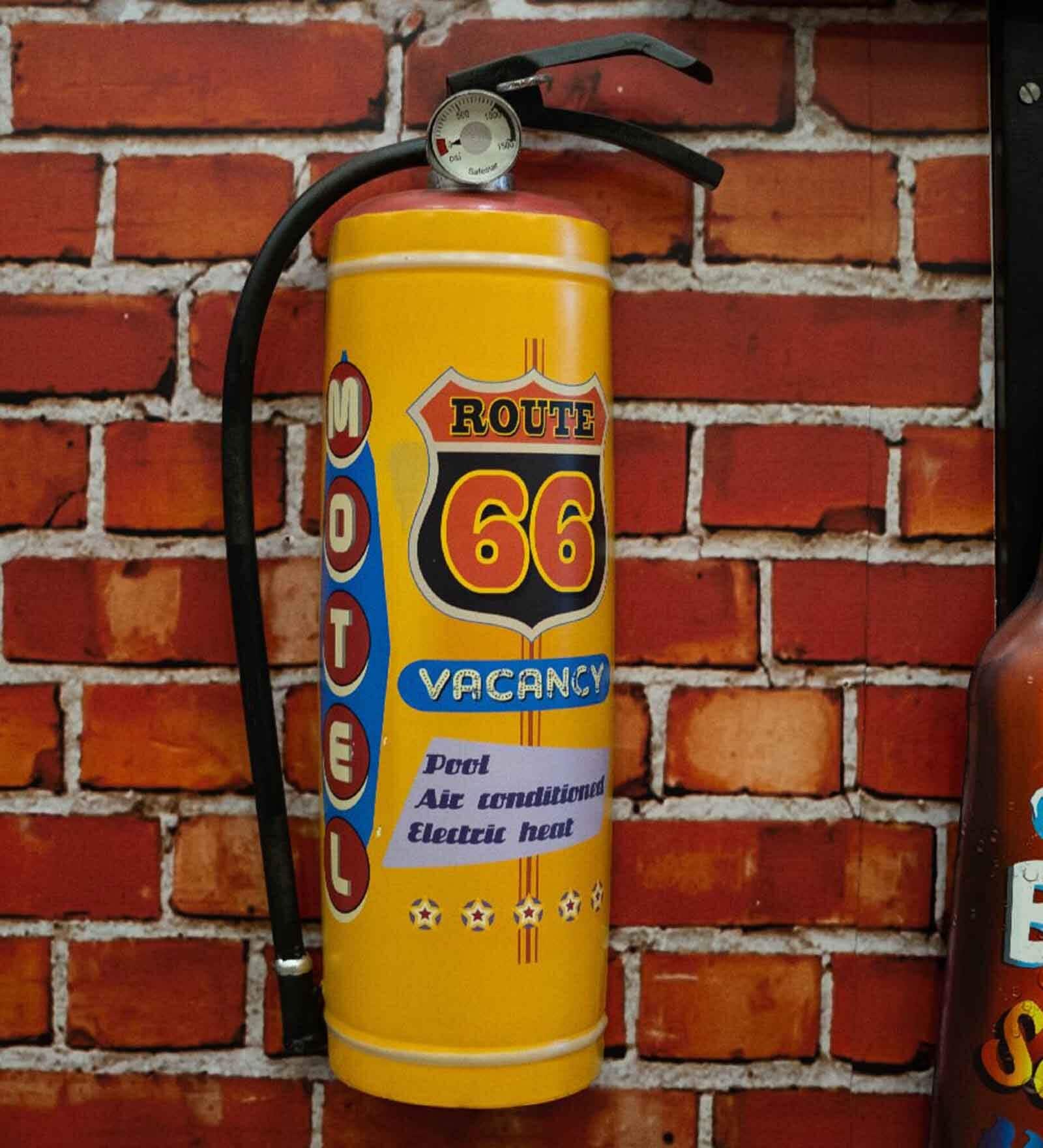 Yellow Metal Prop Extinguisher