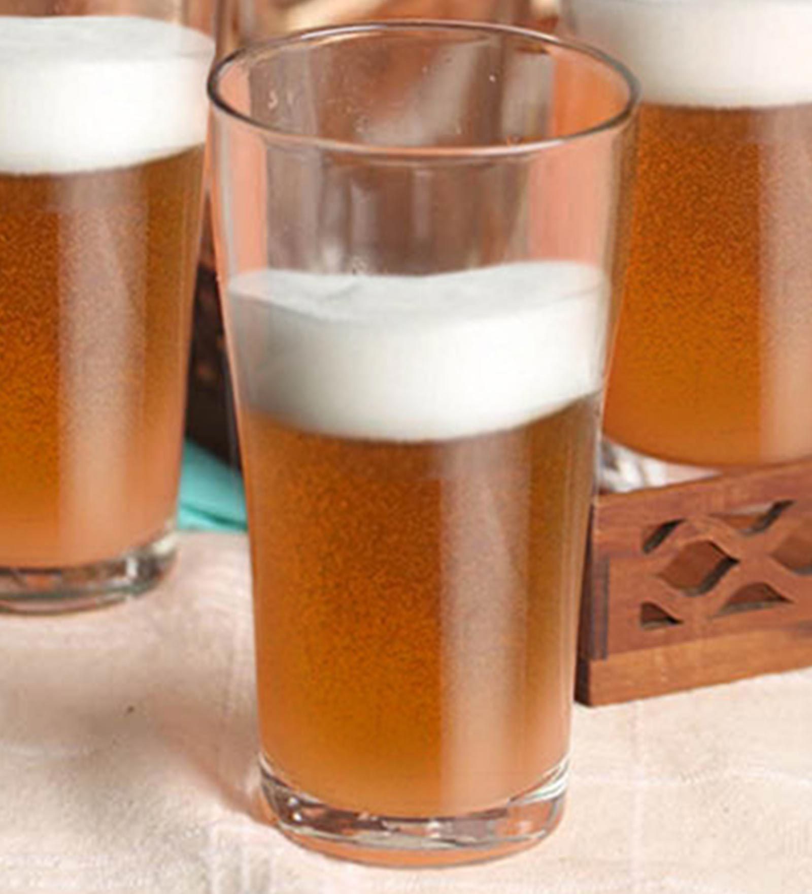 Buy Yera Auburn Lake Glass 318 ML Beer Glasses Set of 6 Online Beer