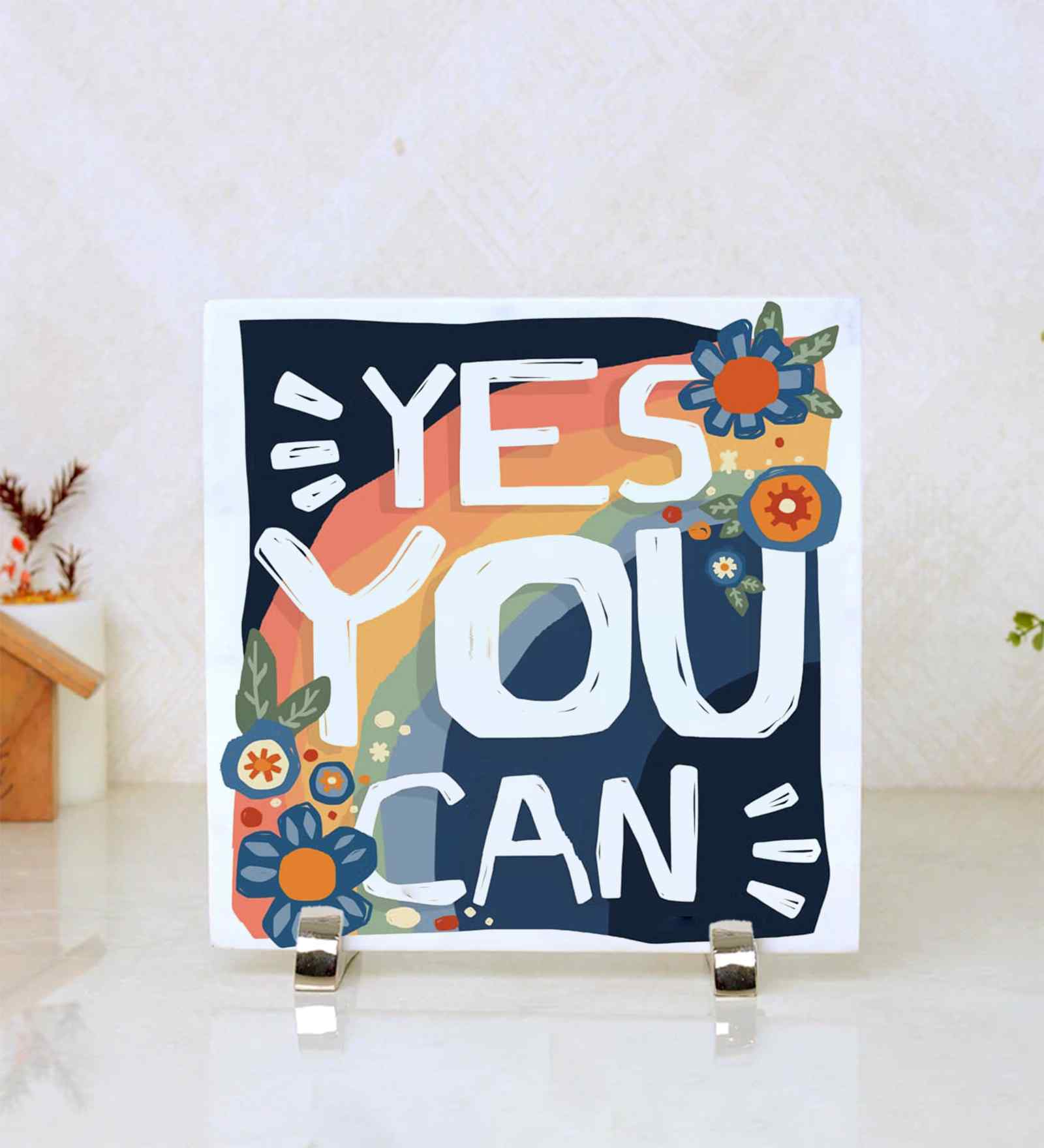 Yes You Can Marble Showpiece