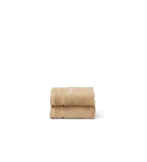 Yellow Bamboo Cotton Solid 650 GSM Hand Towel Set (2Pc)