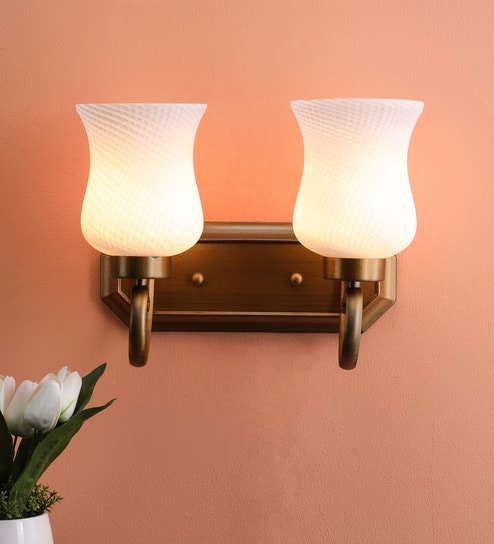 Vrikshya Yellow Glass Wall Sconces