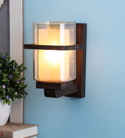 Pixee Yellow Glass Wall Sconces