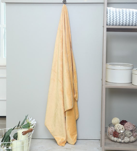 black and beige towels