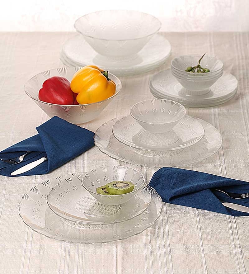 Buy Glassware DLight 20Piece Dinner Set by Yera Online Opalware