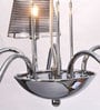 Albany Silver Glass Shaded Chandelier