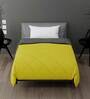 Yellow Microfibre 200 AC Room Double Bed Comforter