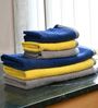 Multicolor Cotton Solid 500 GSM 8 PcsTowels