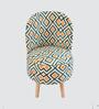 Yellow & Blue Tartan Textured Chair & Stool