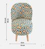 Yellow & Blue Tartan Textured Chair & Stool