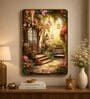 Yellow & Gold Abstract Rectangular Wall Art 12 x 18 Inch