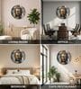 Yellow & Gold Buddha Round Wall Art 15 Inch