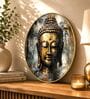 Yellow & Gold Buddha Round Wall Art 15 Inch