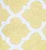 Yellow Traditional Polyester 80x50 Inches AntiSkid Bath Mat
