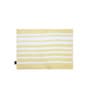 Yellow Traditional Polyester 80x50 Inches AntiSkid Bath Mat