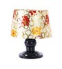 Multicolor Shade Table Lamp With Metal Base