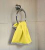 Yellow Cotton Solid 500 GSM 4 Pcs Face Towels