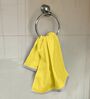 Yellow Cotton Solid 500 GSM 4 Pcs Towels Set
