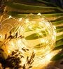 Yellow 10 Meters 100-LED Fairy Copper Waterproof USB Operated String Lights