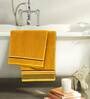 Yellow 100 % Cotton Solid 500 GSM Bath Towels  Aquacado Collection