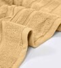 Yellow Solid 600 GSM Cotton Bath Towel