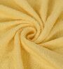Yellow 100% Cotton 340 Gsm Car Towel