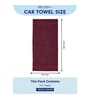 Yellow 100% Cotton 380 Gsm Car Towel