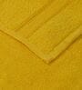 Yellow 100% Cotton 400 Gsm Face Towel 4 Pc