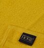 Yellow 100% Cotton 400 Gsm Face Towel 4 Pc