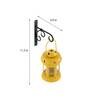Bling (Set Of 2) Yellow Metal Wall Tea Light Holders