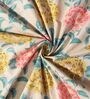 Yellow 144TC Cotton Flat Super King Bedsheet with 2 Pillow Covers