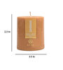 Sandalwood Pillar Soy Wax Scented Candle