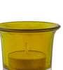 Euphoria Yellow Glass Table Tea Light Holders & Votives (Pack Of 10)