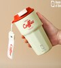 Yellow 420ml Stainless Steel Double Vacuum Insulated Leak Proof Coffee Tumbler with Lid