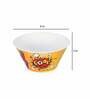 Yellow 750ml Polypropylene Snack Bowl