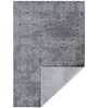 Grey Abstract Polypropylene 6 ft x 9 ft Machine Made Carpet