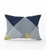 Multicolor Geometric TC 160 Poly Cotton King Size Bed Sheet With 2 Pillow Covers