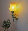Romonov Yellow Aluminium Wall Sconces