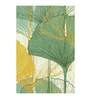 Ginkgo Leaf Green Canvas Teakwood And MDF Framed Floral Art Print