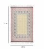 Multicolor Cotton 4 ft X 6 ft Hand Woven Dhurrie