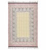 Multicolor Cotton 4 ft X 6 ft Hand Woven Dhurrie