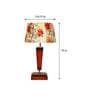 Prato Yellow Fabric Shade Night Lamp With Wood Base