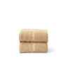 Yellow Bamboo Cotton Solid 650 GSM Bath Hand & Face Towel Set (6Pc)