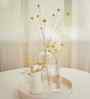 Yellow Billy Ball Artificial Flower 10 Stems